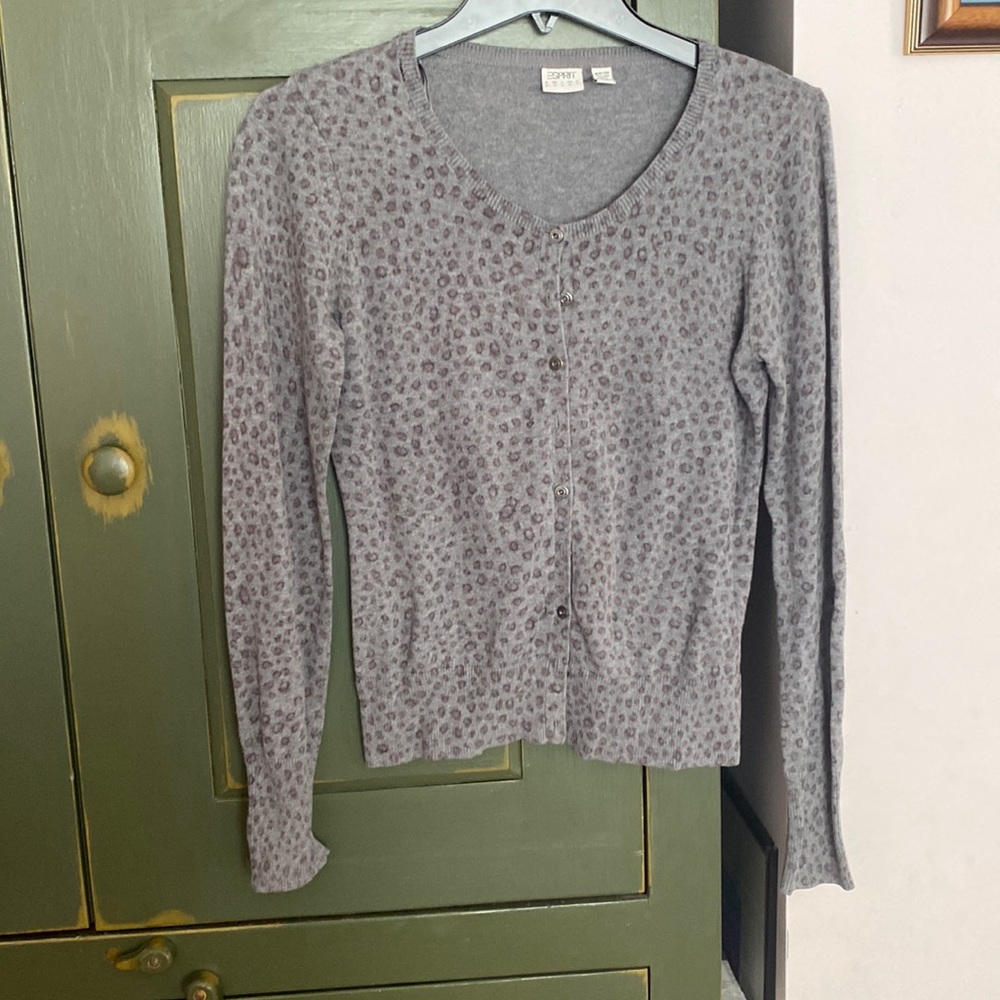 Leopard print sweater